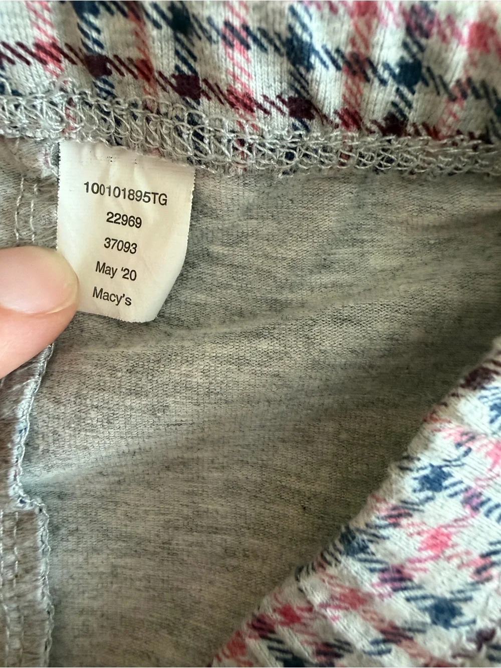 Macy's First Impressions 3T Plaid, Bows, Dog 